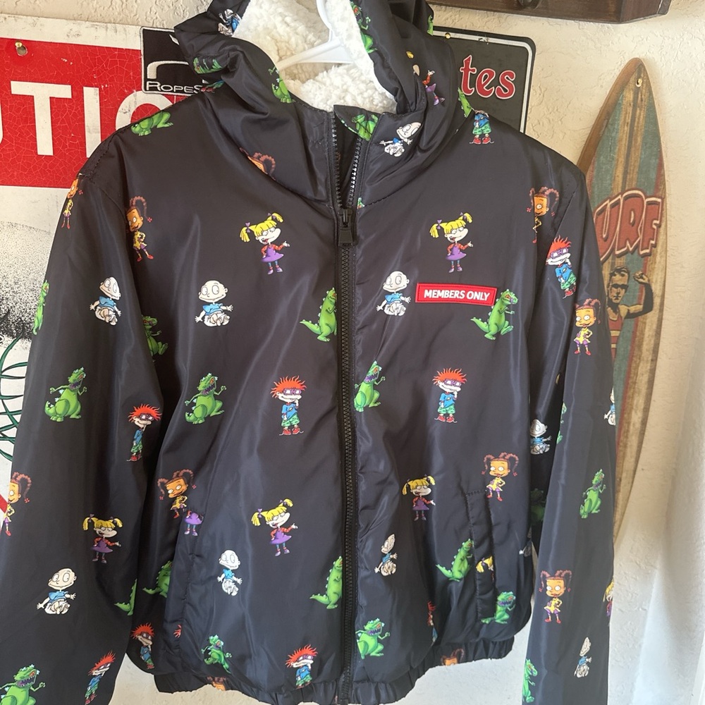 Members Only x Nickelodeon Black Jacket